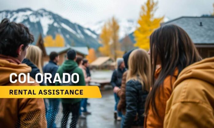 Colorado rental assistance Group of renters applying for Colorado rental assistance