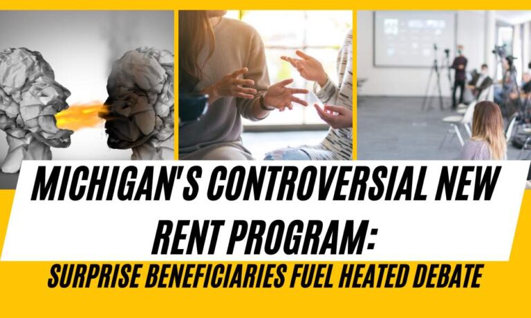 Michigan’s Controversial New Rent Program: Surprise Beneficiaries Fuel Heated Debate