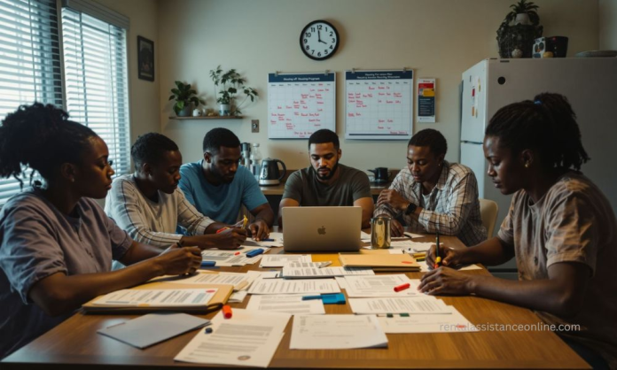 Common Reasons Rental Assistance Applications Are Denied Renters reviewing denial letters and documents for Section 8 or public housing applications