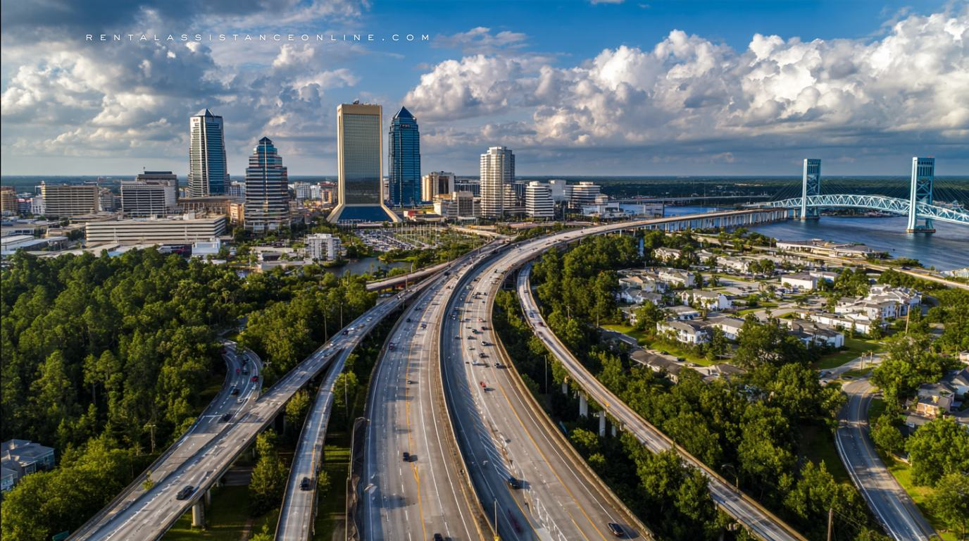 Jacksonville rental assistance program application page