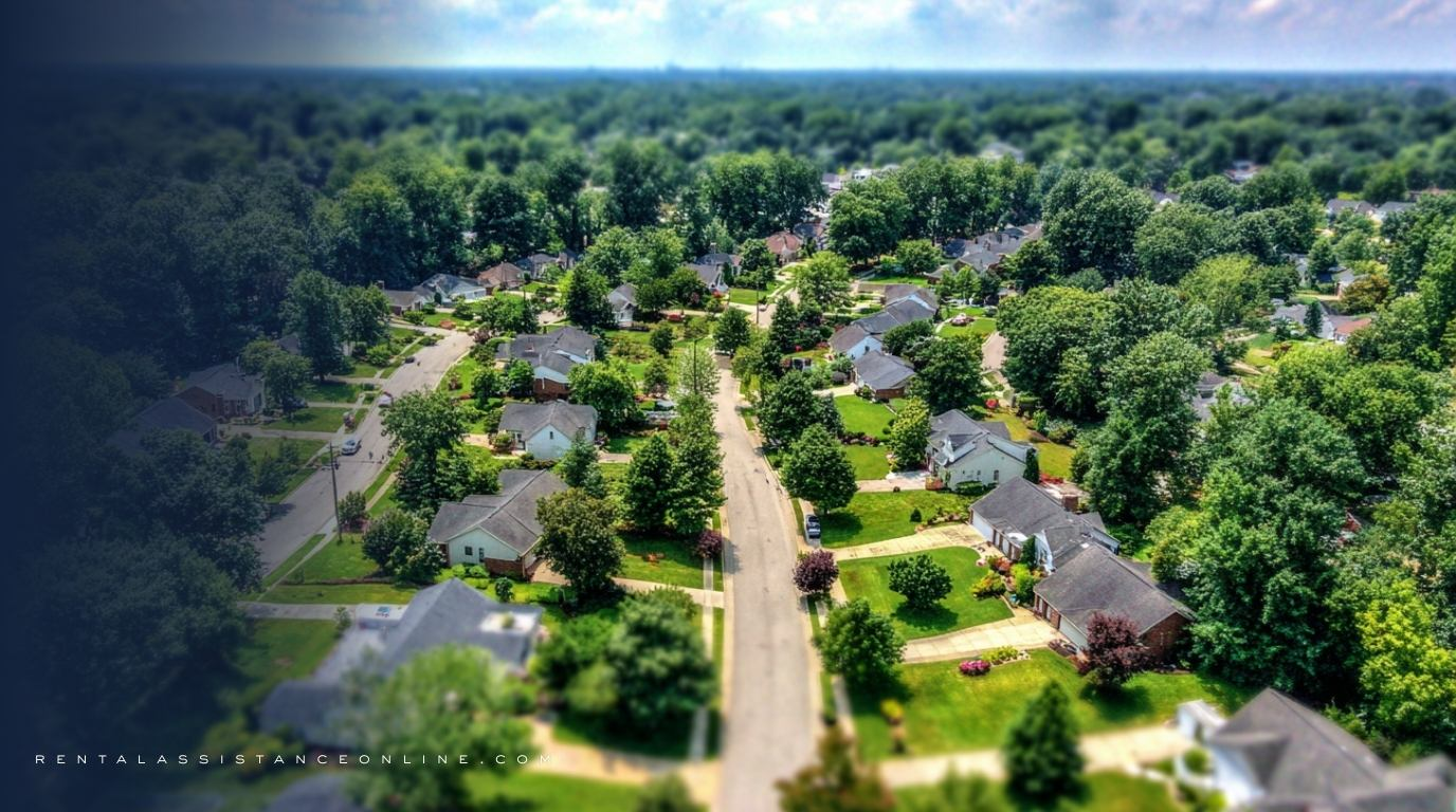 Step-by-step guide image for applying for rental assistance in Maryland online